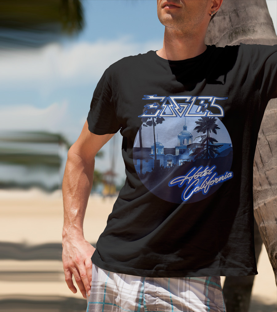 Eagles Hotel California Retro Vintage Band Music T-Shirt