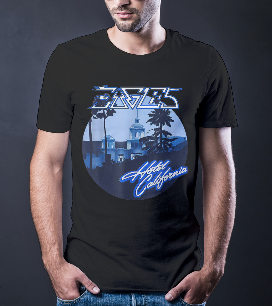 Eagles Hotel California Retro Vintage Band Music T-Shirt