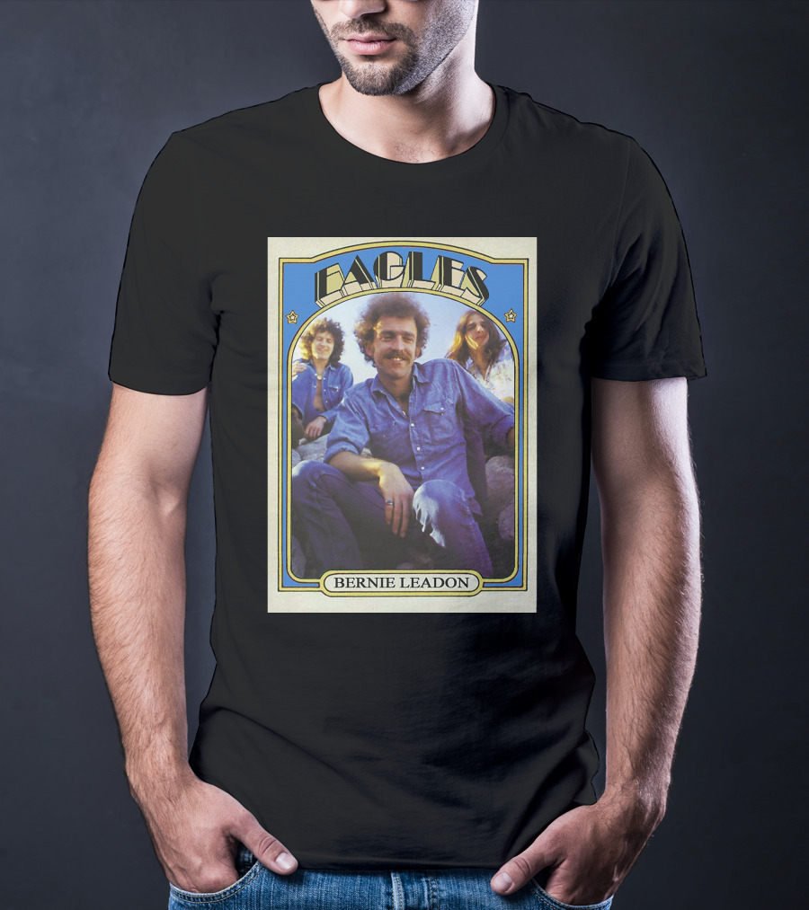 Eagles Bernie Leadon Vintage Card T-Shirt