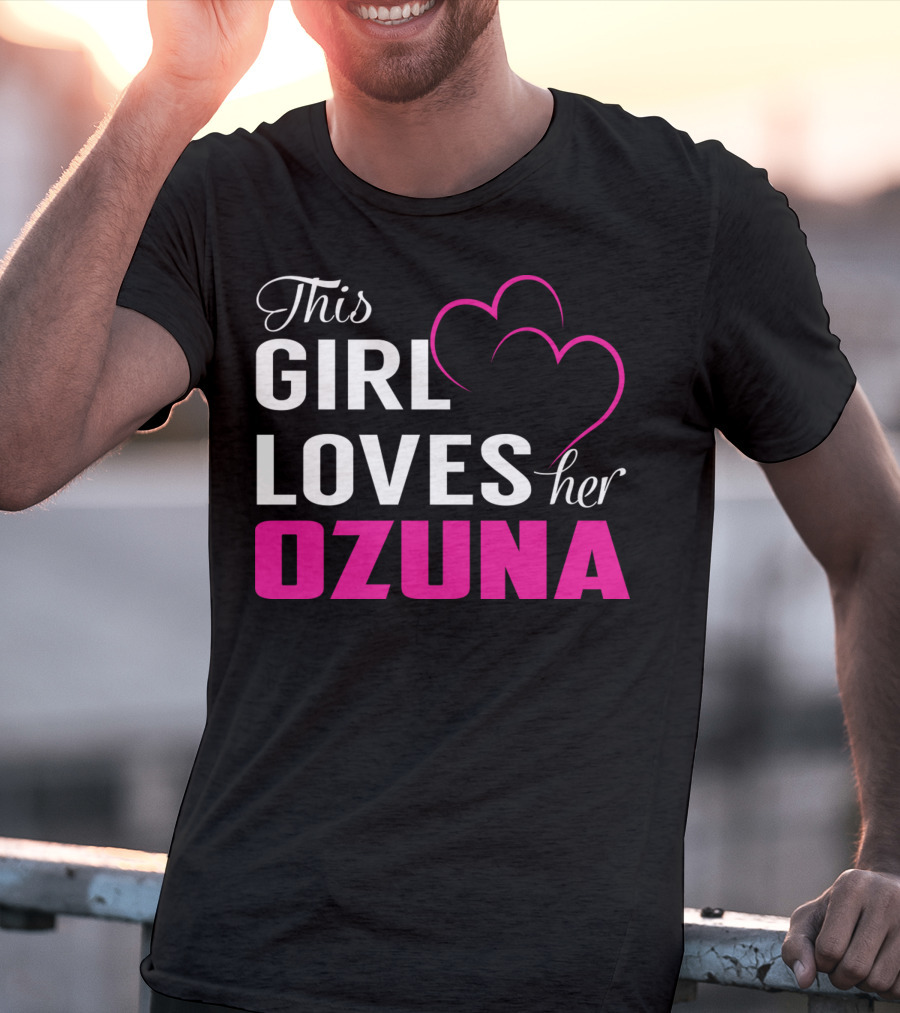 This Girl Loves Her OZUNA Heart T-Shirt