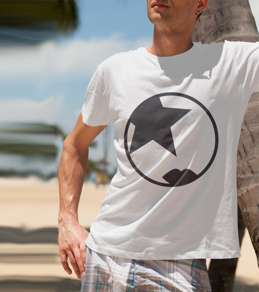 KISS Starchild Star Lips Circle T-Shirt