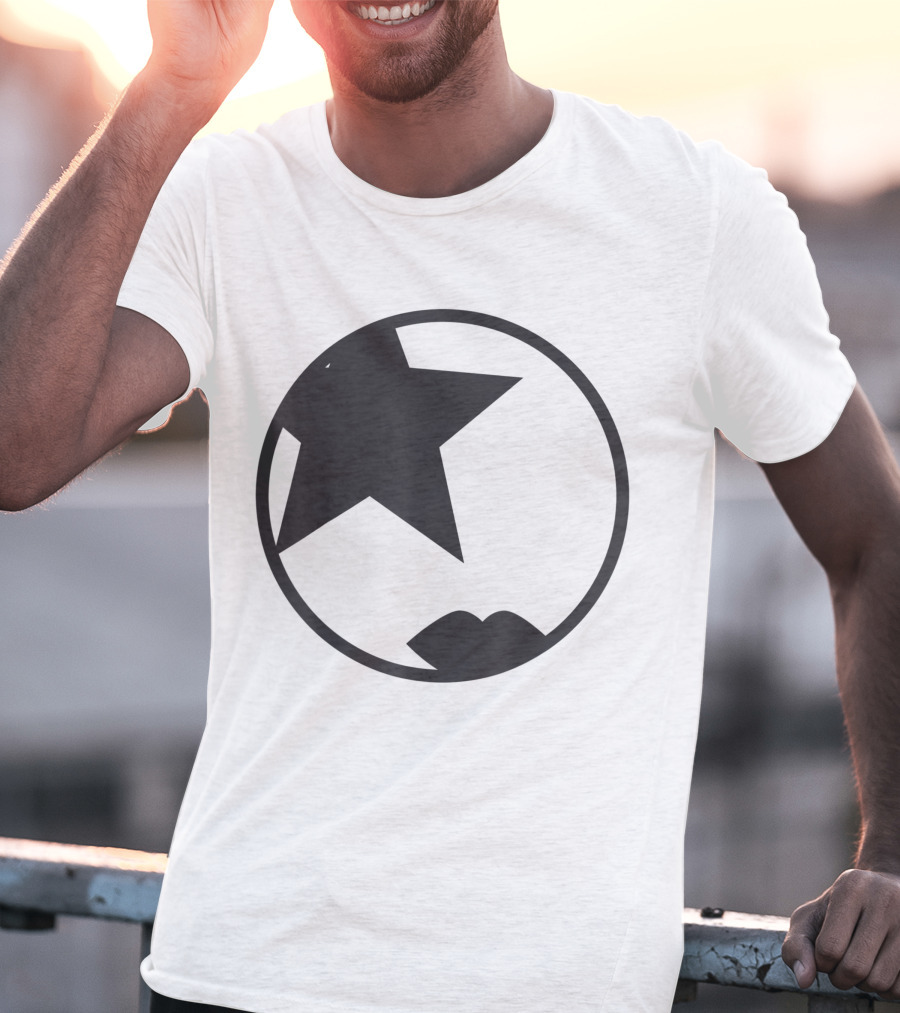 KISS Starchild Star Lips Circle T-Shirt