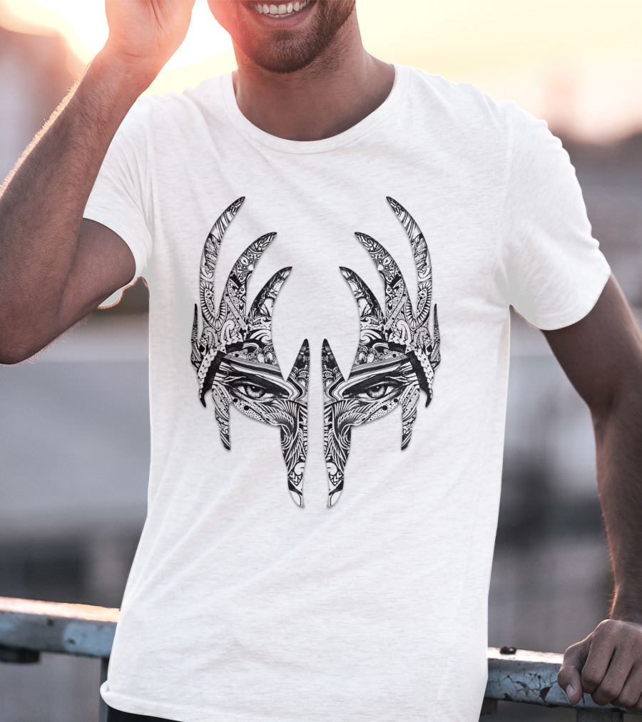 KISS Tribal Demon Mask Face T-Shirt