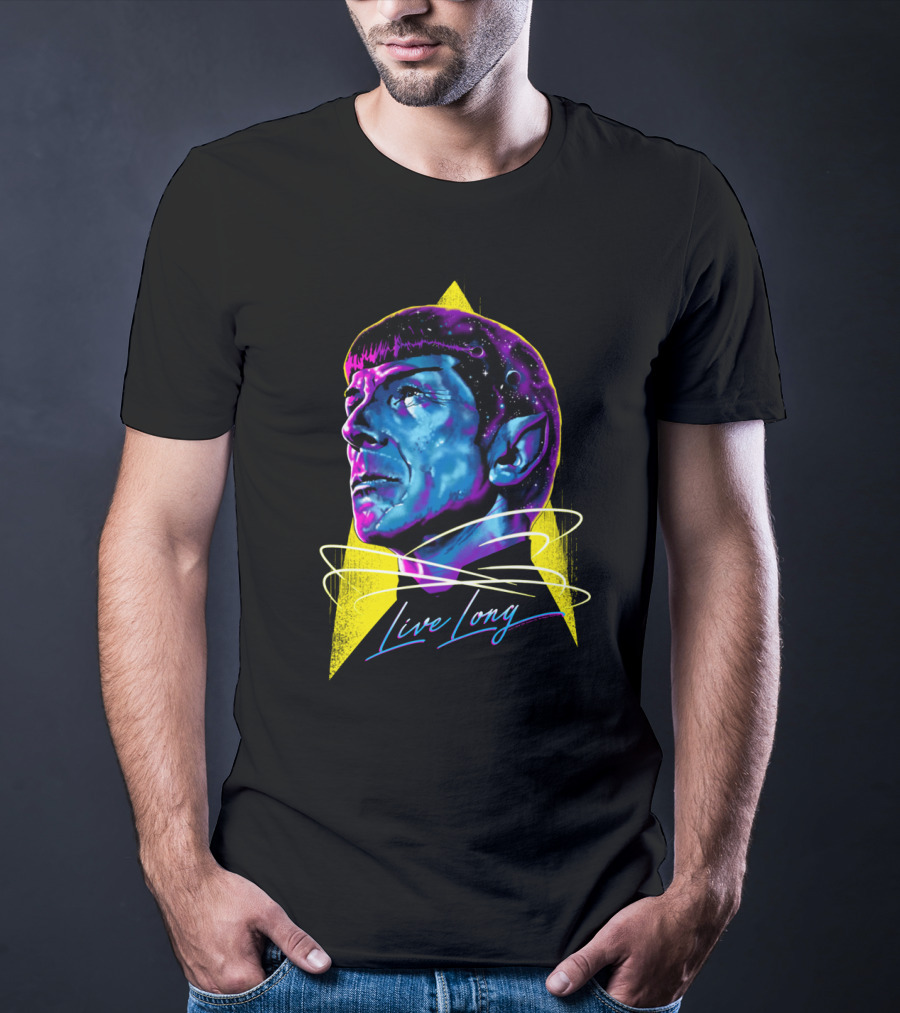 Live Long Star Trek Spock T-Shirt