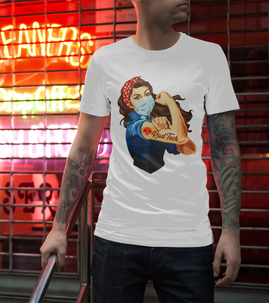 Empowered Rad Tech Strong Rosie Image T-Shirt