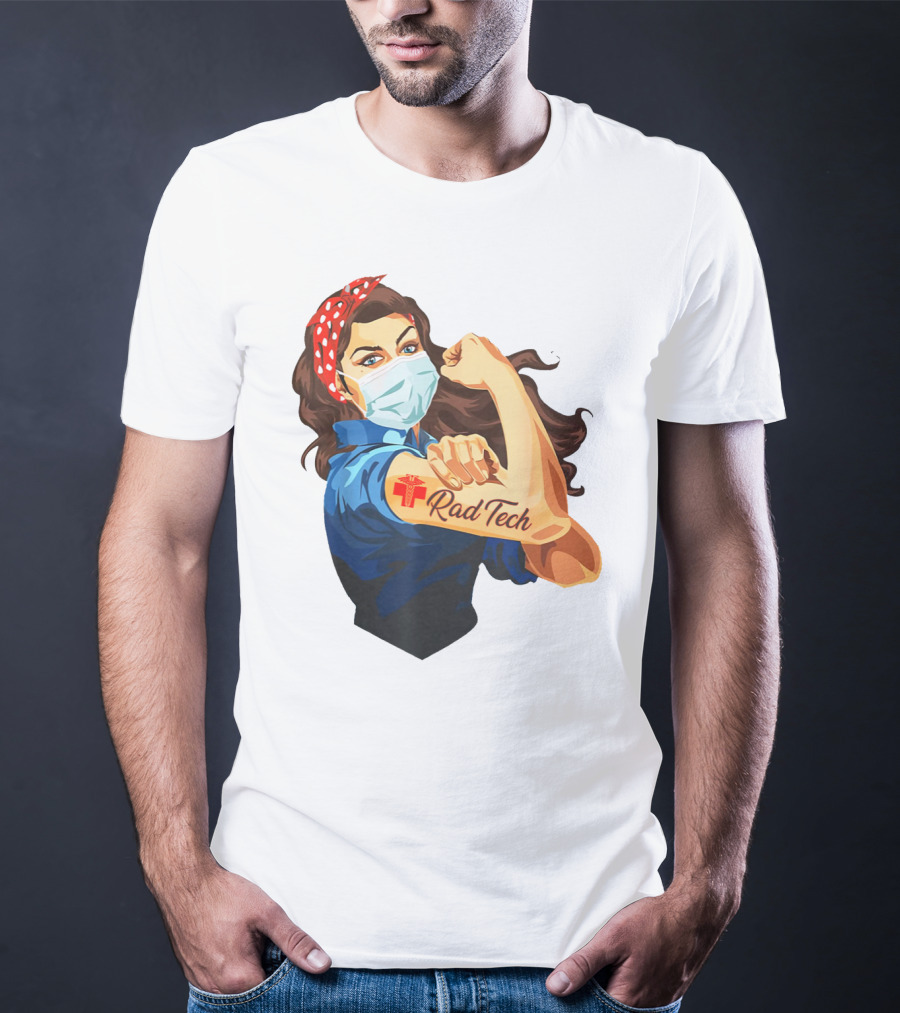 Empowered Rad Tech Strong Rosie Image T-Shirt