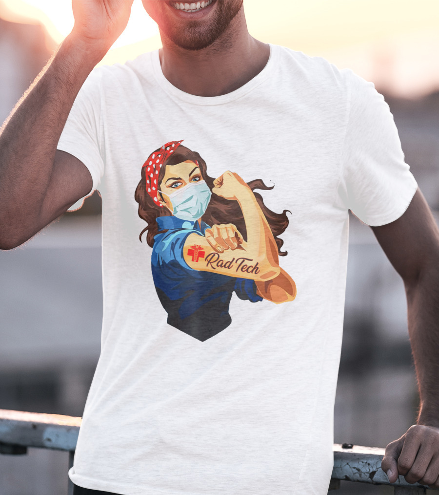 Empowered Rad Tech Strong Rosie Image T-Shirt