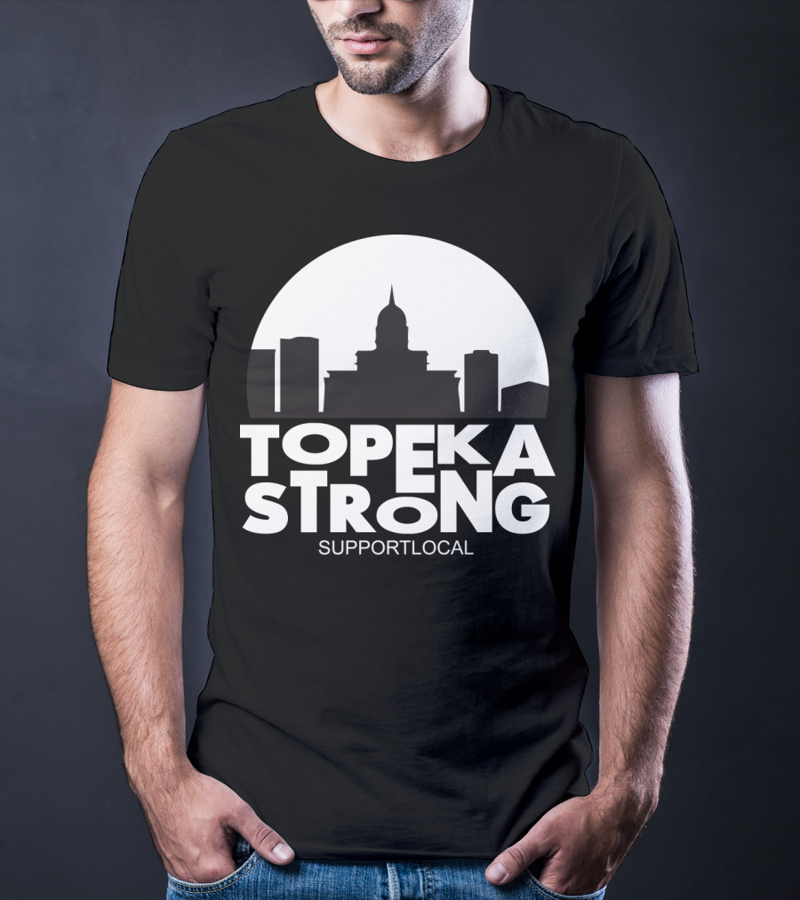 Topeka Strong Support Local Skyline T-Shirt