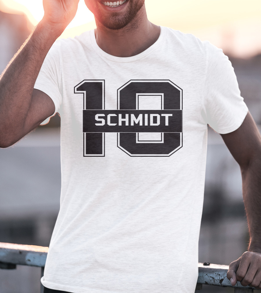 Schmidt 10 Sports Team Inspired Number T-Shirt