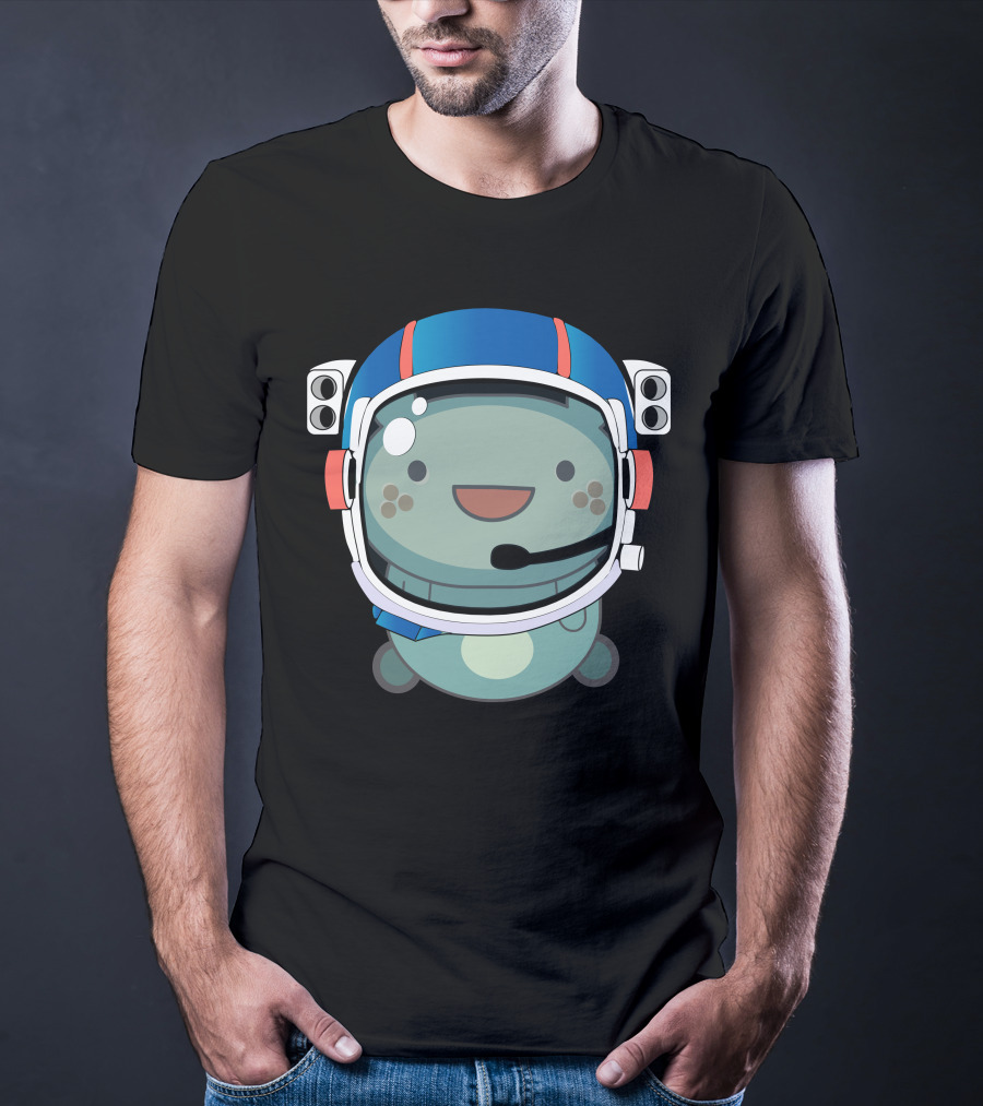 Funny Cat Astronaut Helmet Outer Space Cat Lover Spacex T-Shirt