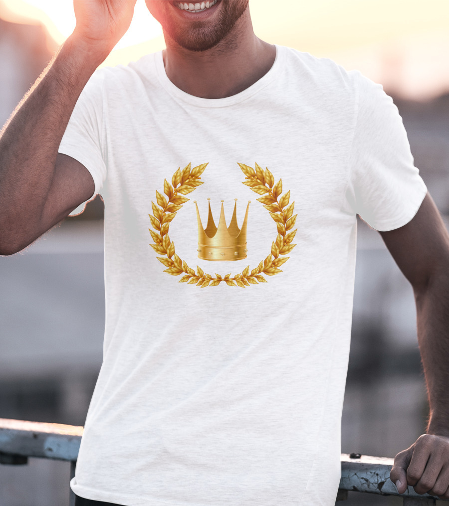 Yvie Oddly Crown Golden Laurel Wreath T-Shirt