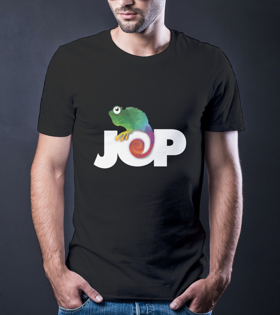JOP Colorful Chameleon Logomerch T-Shirt