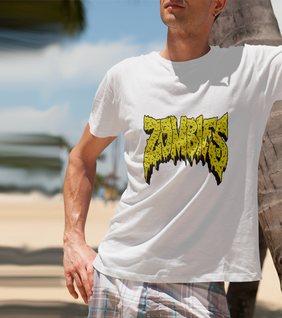 Flatbush Zombies Iconic Yellow Gooey Text T-Shirt