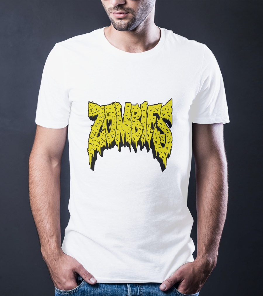 Flatbush Zombies Iconic Yellow Gooey Text T-Shirt