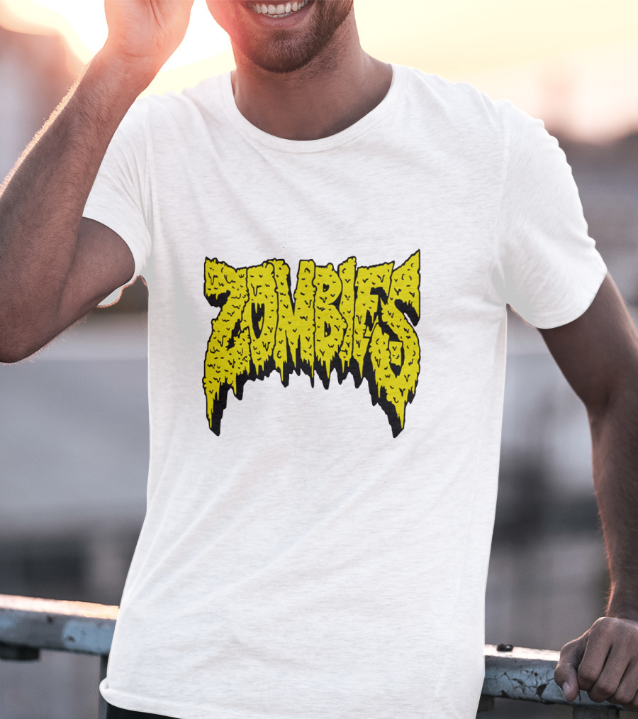 Flatbush Zombies Iconic Yellow Gooey Text T-Shirt