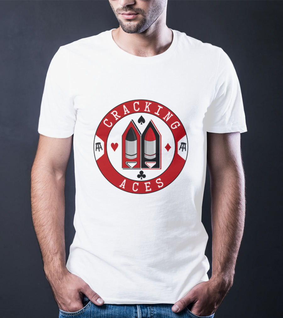 Cracking Aces Poker Logo Iconic T-Shirt
