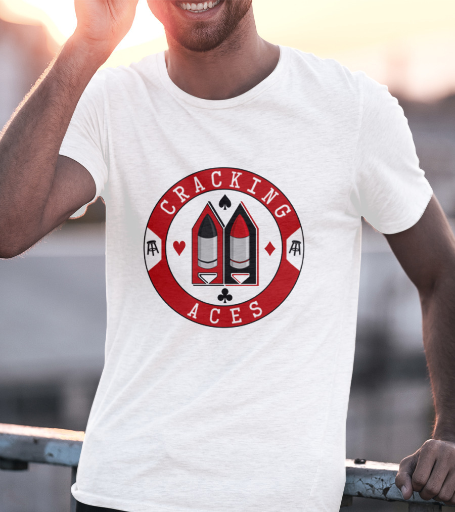 Cracking Aces Poker Logo Iconic T-Shirt