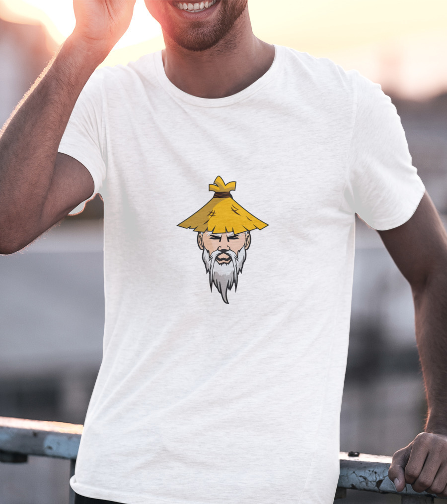 Sesh Head Monk With Straw Hat T-Shirt