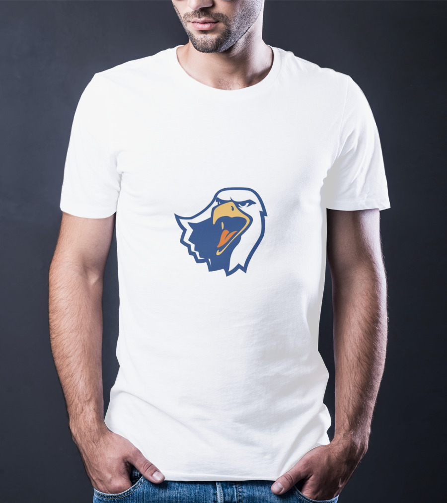Whitney Simmons Bold Blue And Yellow Eagle T-Shirt