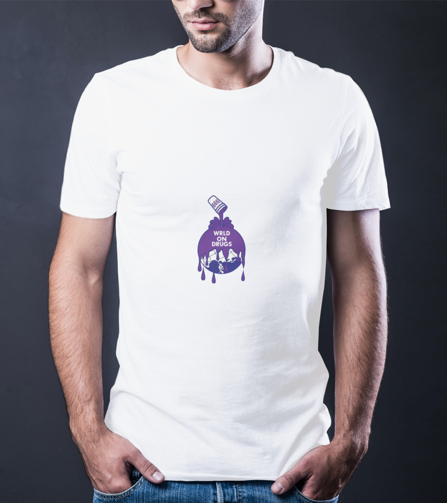 Juice WRLD On Drugs 999 Purple Iconography T-Shirt
