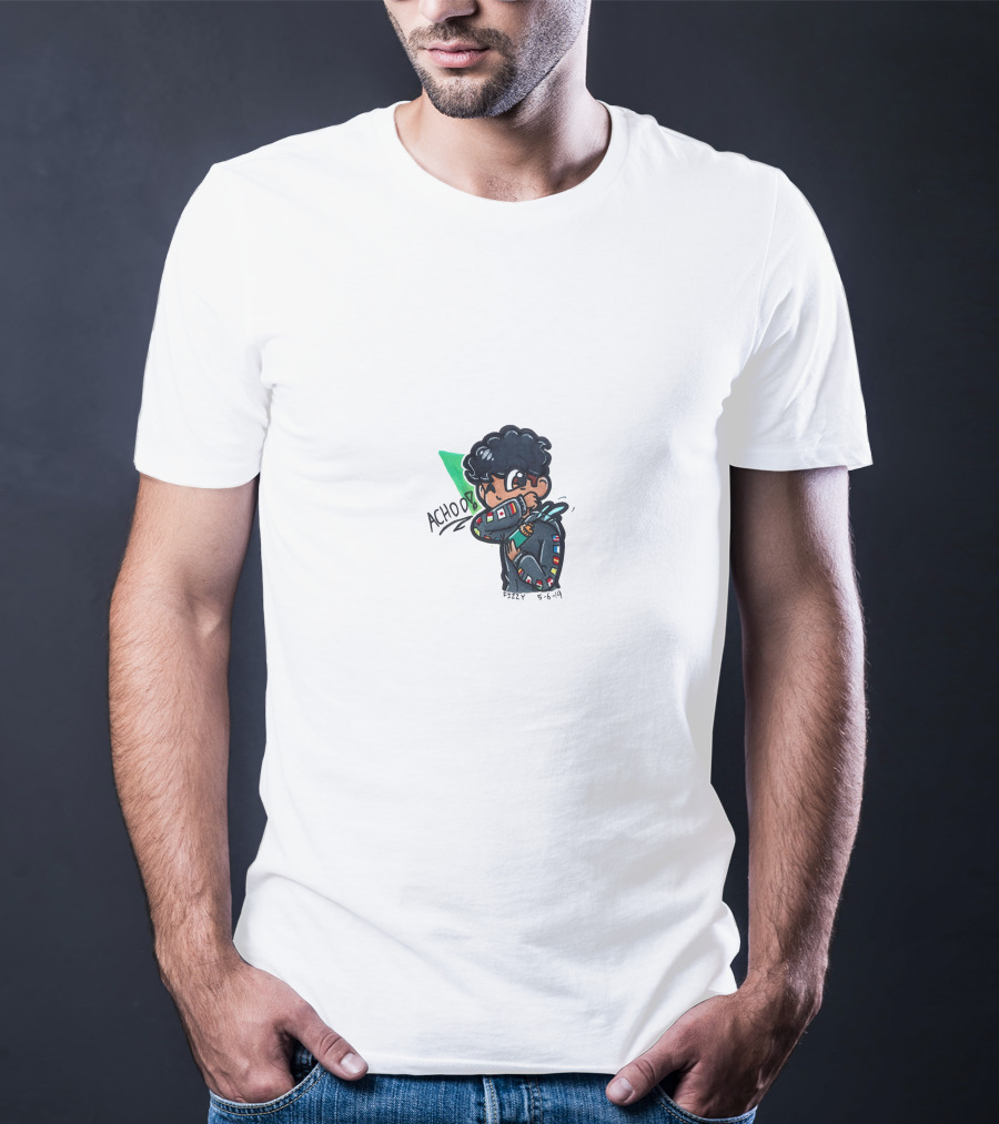 Steezy Kane Cartoon Sneezing Pose Achoo Comic Style 5-6-19 T-Shirt