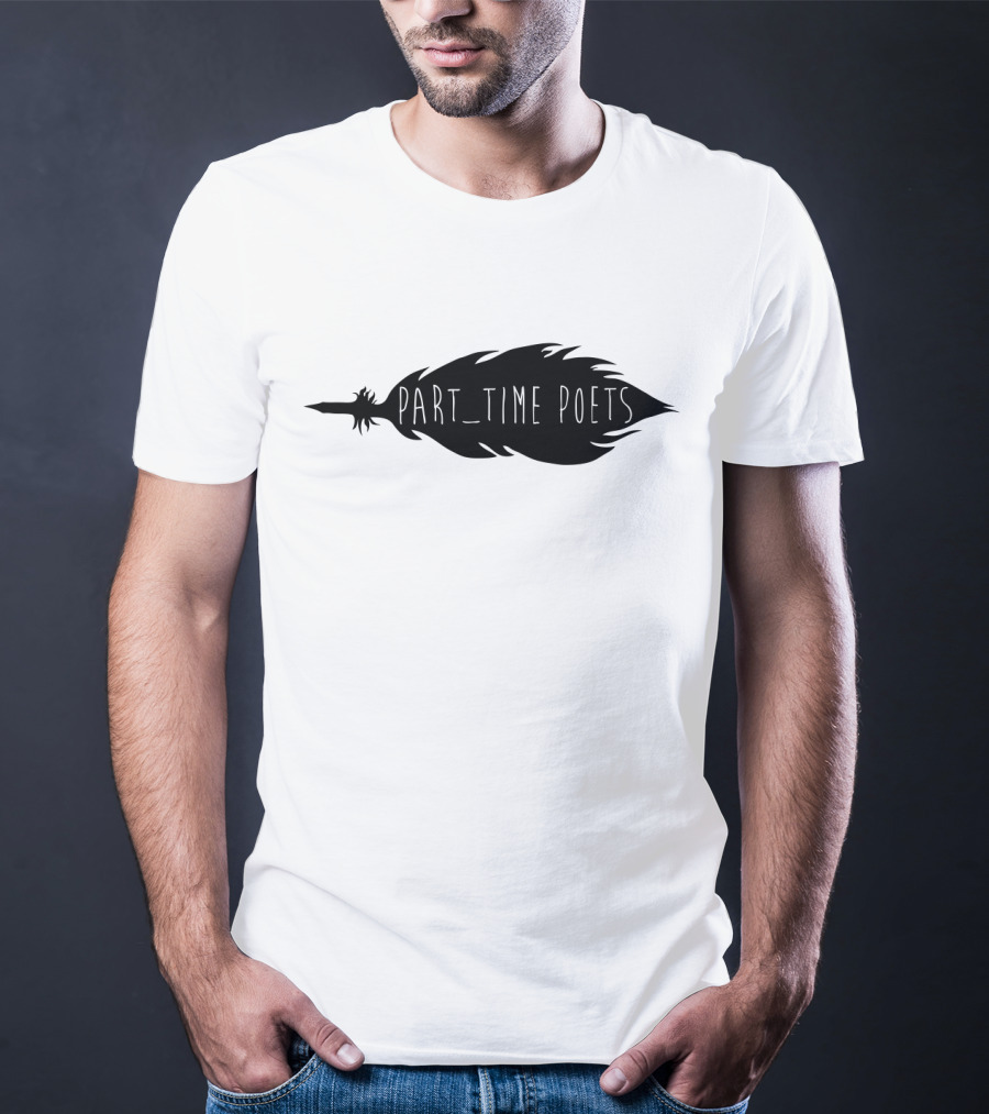 Part Time Poets Feather Quill T-Shirt