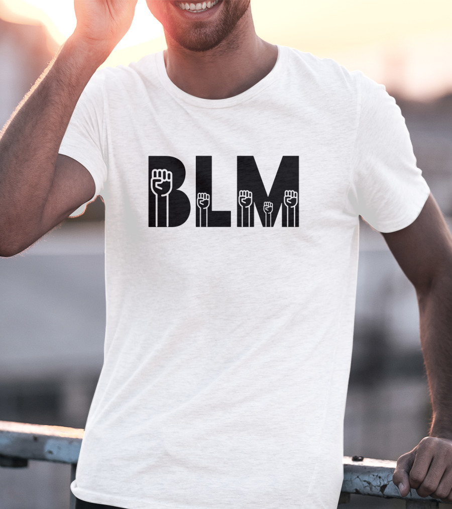 BLM Fists Raised Solidarity T-Shirt