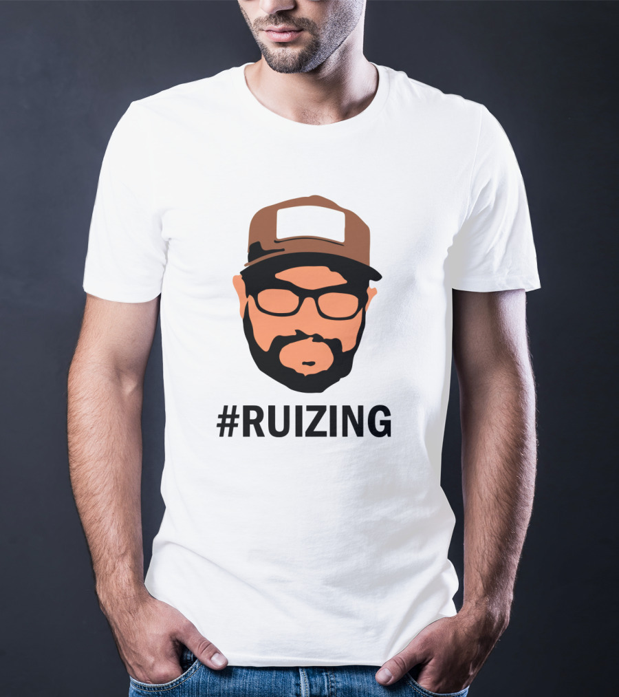 Ruizing Iconic Beard Glasses Cap Face T-Shirt