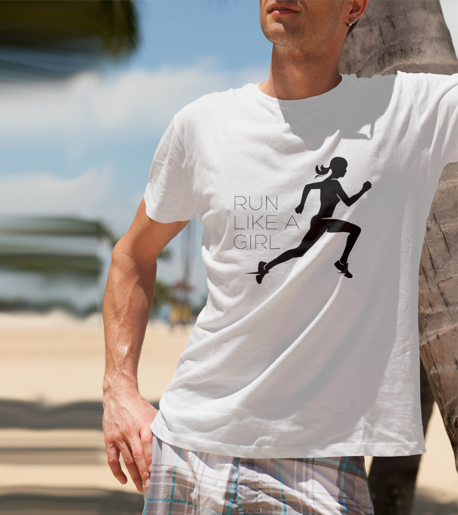Run Like A Girl Running T-Shirt