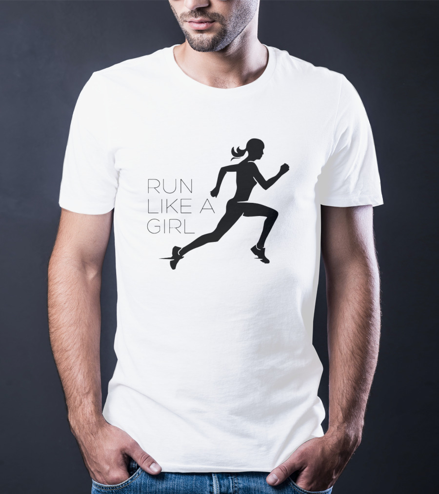 Run Like A Girl Running T-Shirt