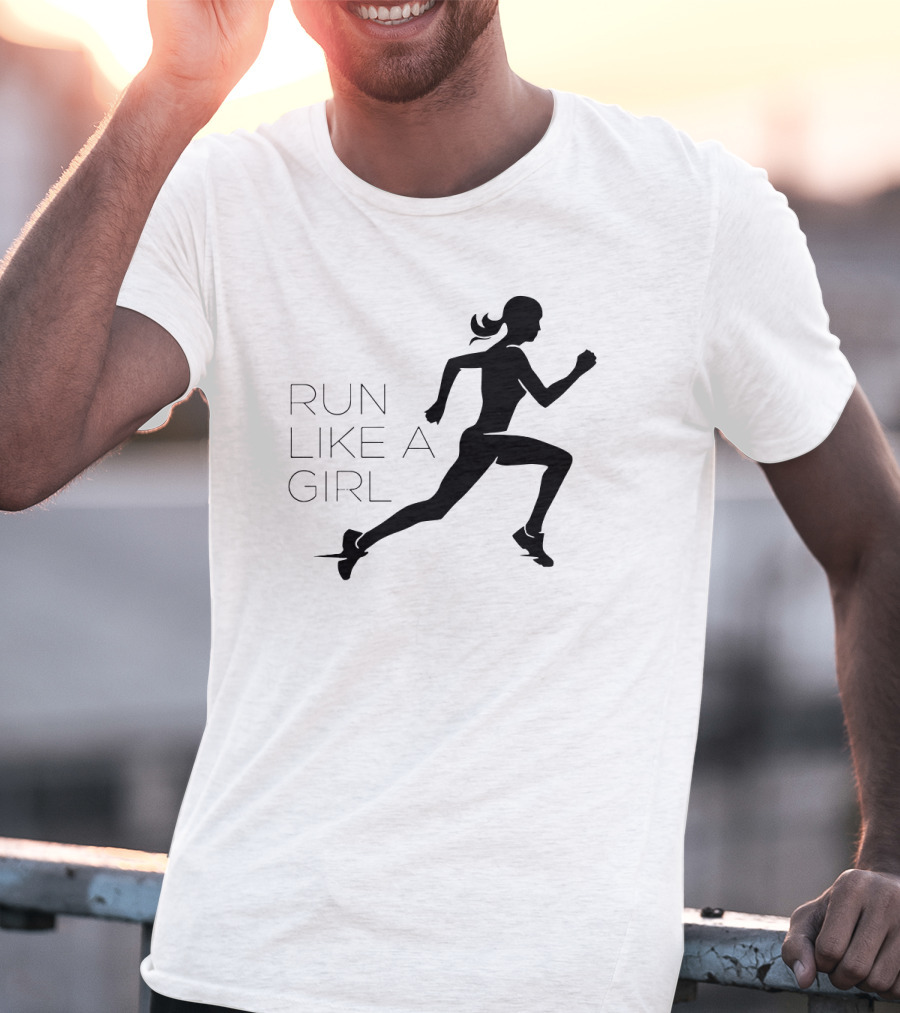 Run Like A Girl Running T-Shirt
