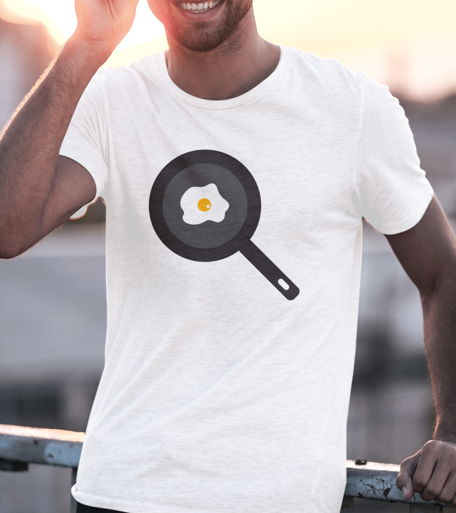 Pan With Fried Egg Cooking T-Shirt