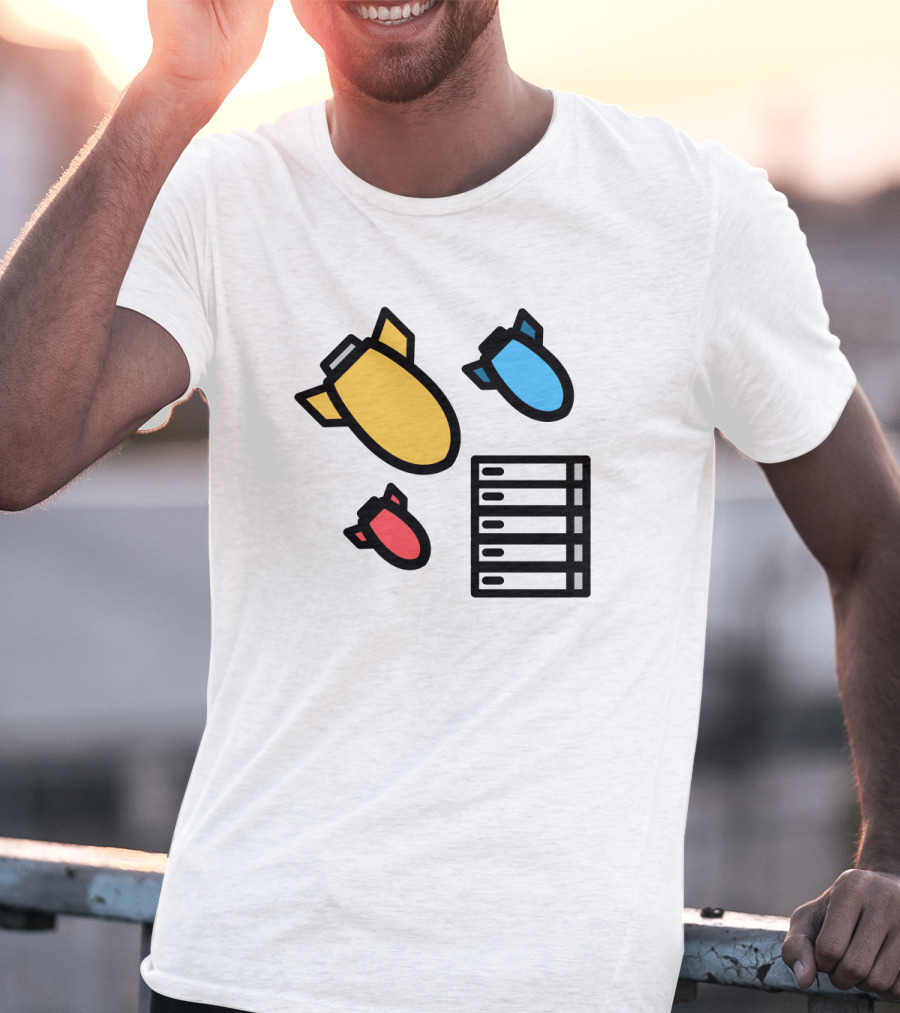 DDOS Attacks Bombarding Server Iconic T-Shirt