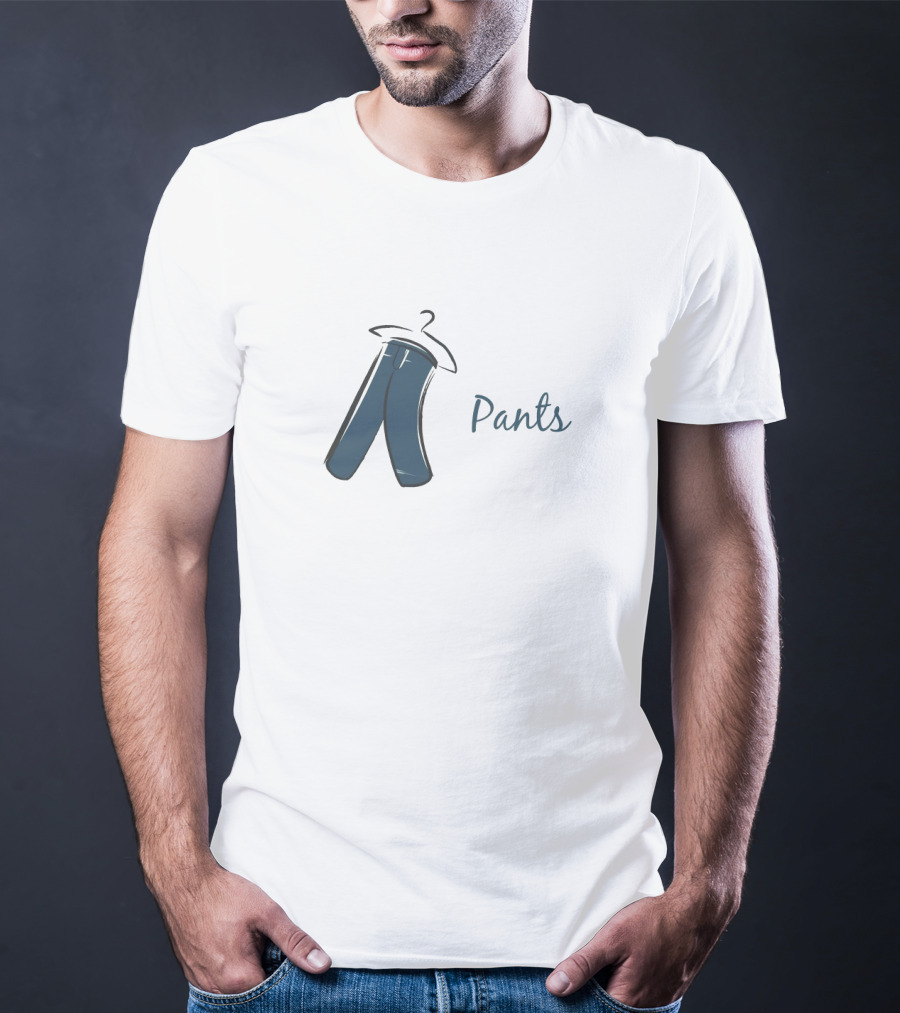 Pant Hanging On Hanger T-Shirt