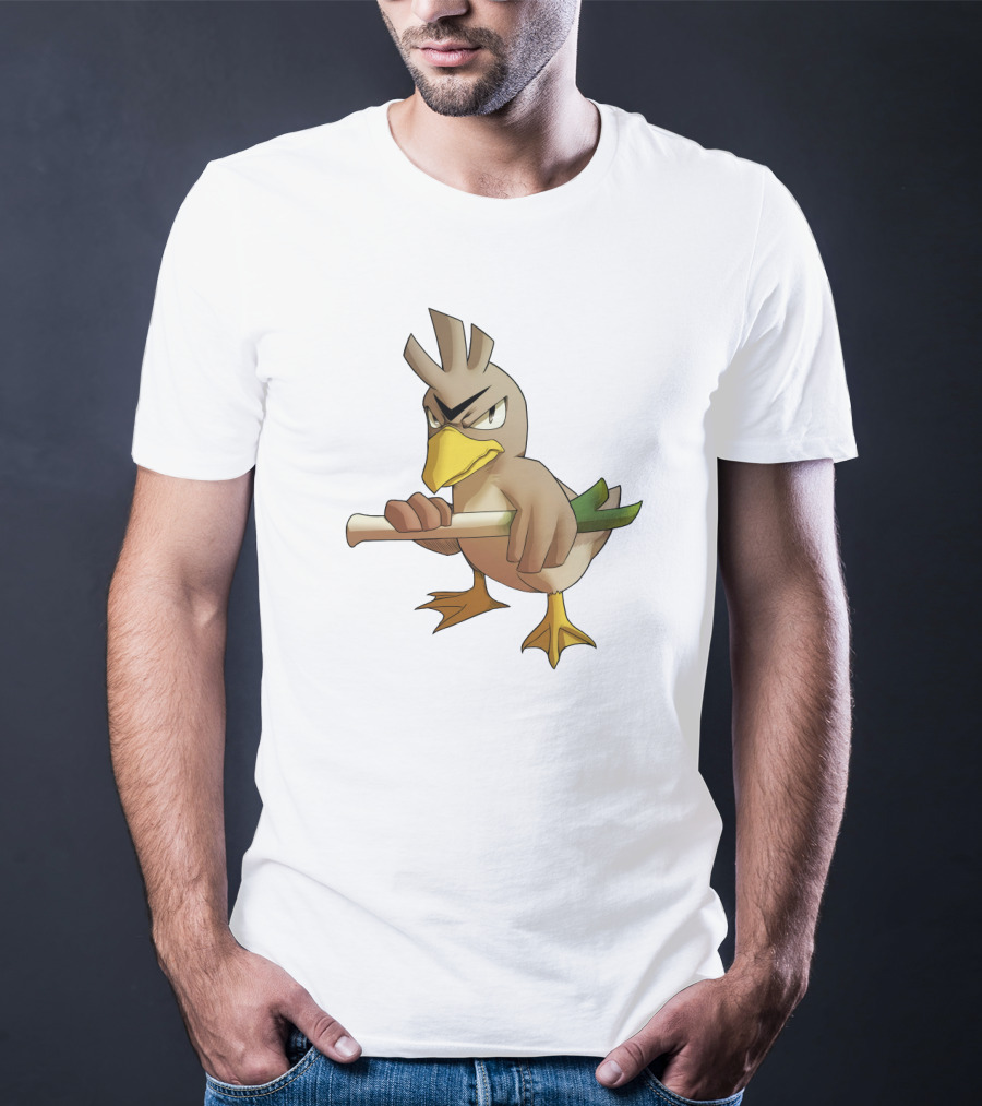 Farfetch'd Pokémon Holding Leek T-Shirt