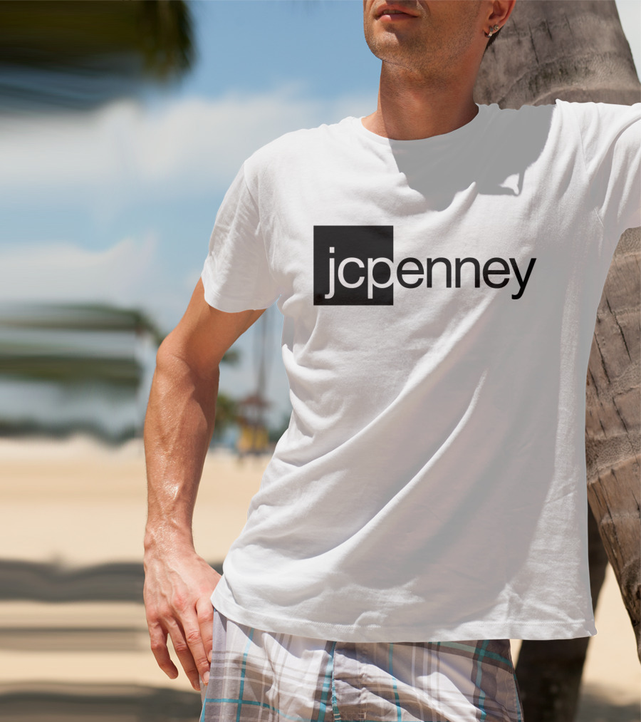 JCPenney Black And White Modern T-Shirt