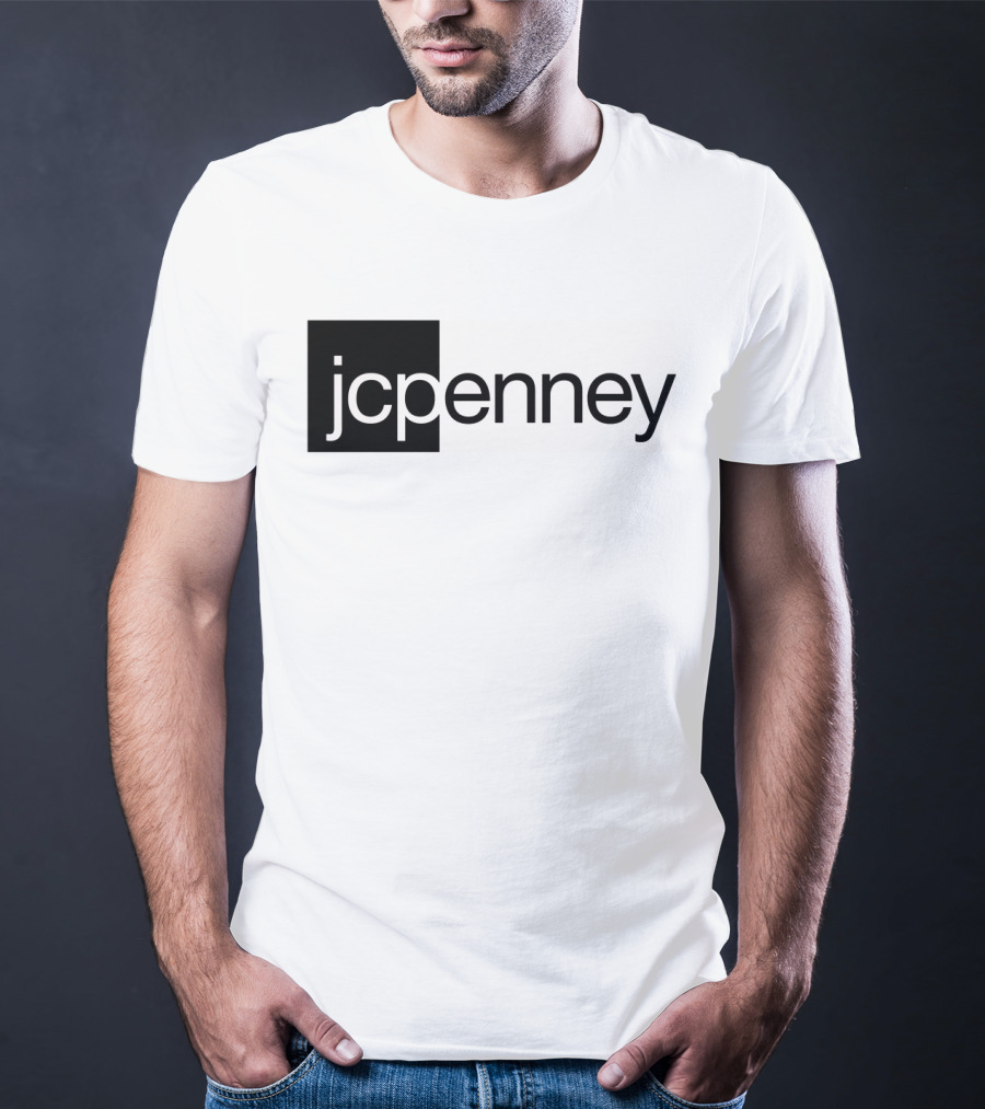 JCPenney Black And White Modern T-Shirt