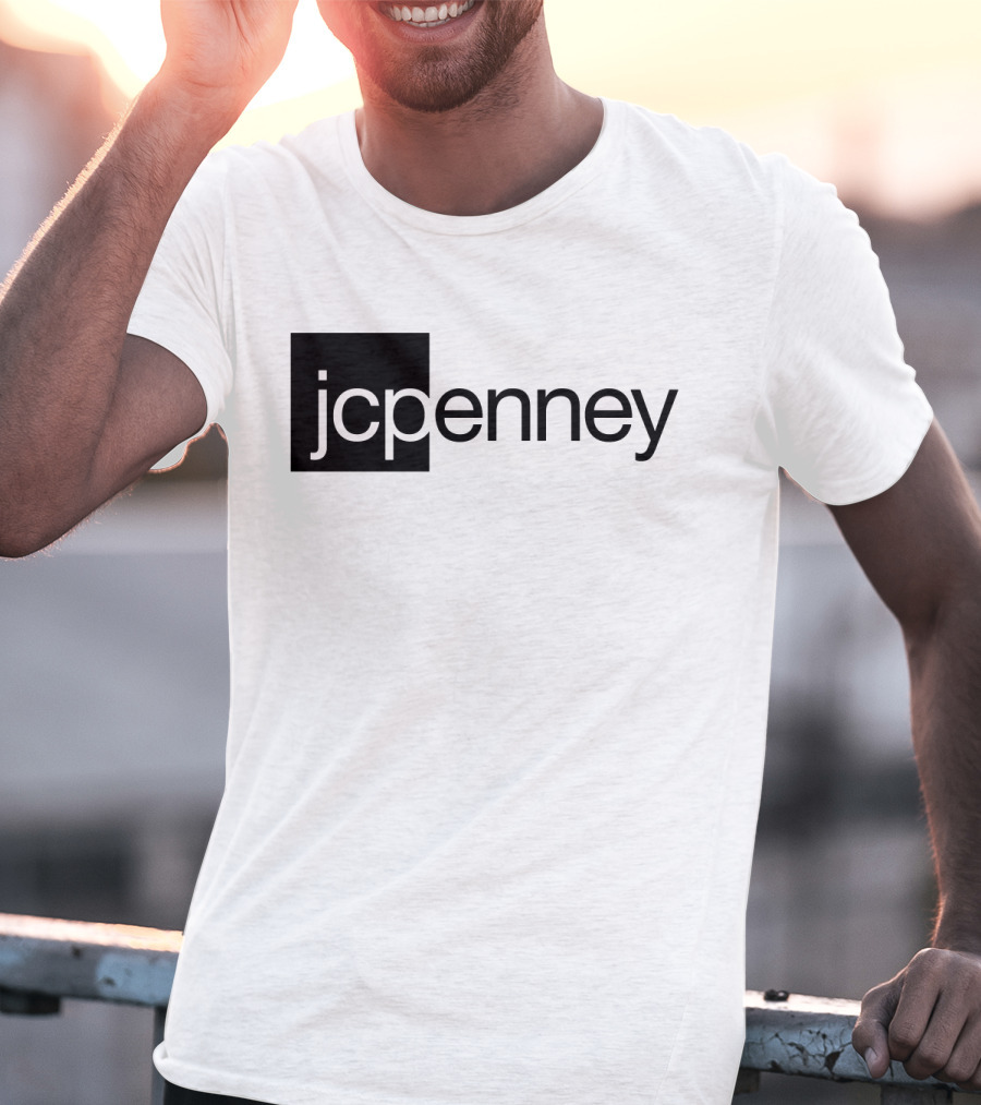 JCPenney Black And White Modern T-Shirt