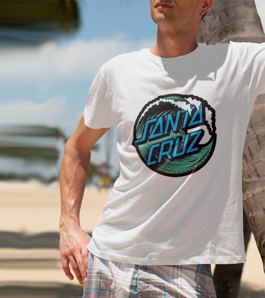Santa Cruz Skateboards Wave T-Shirt