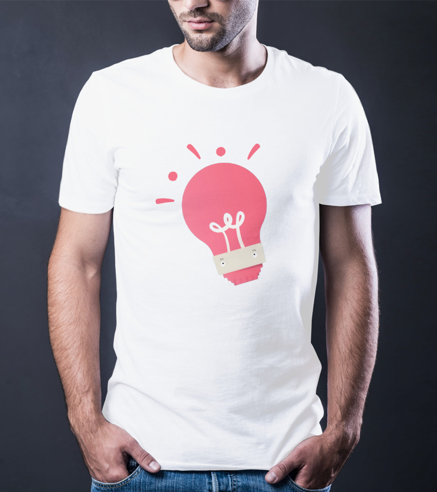 Create Light Bulb Icon Creativity Concept T-Shirt