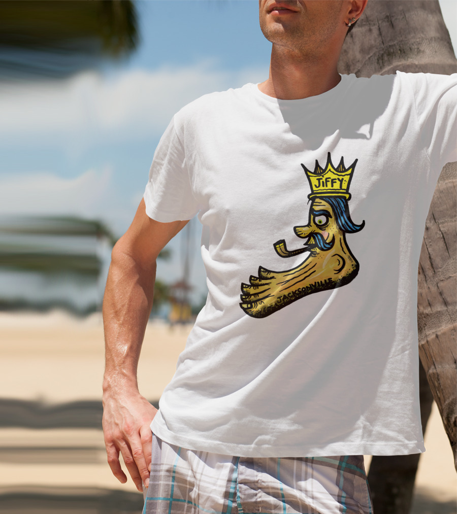 Jiffy J. Jacksonville Crowned Foot With Pipe T-Shirt