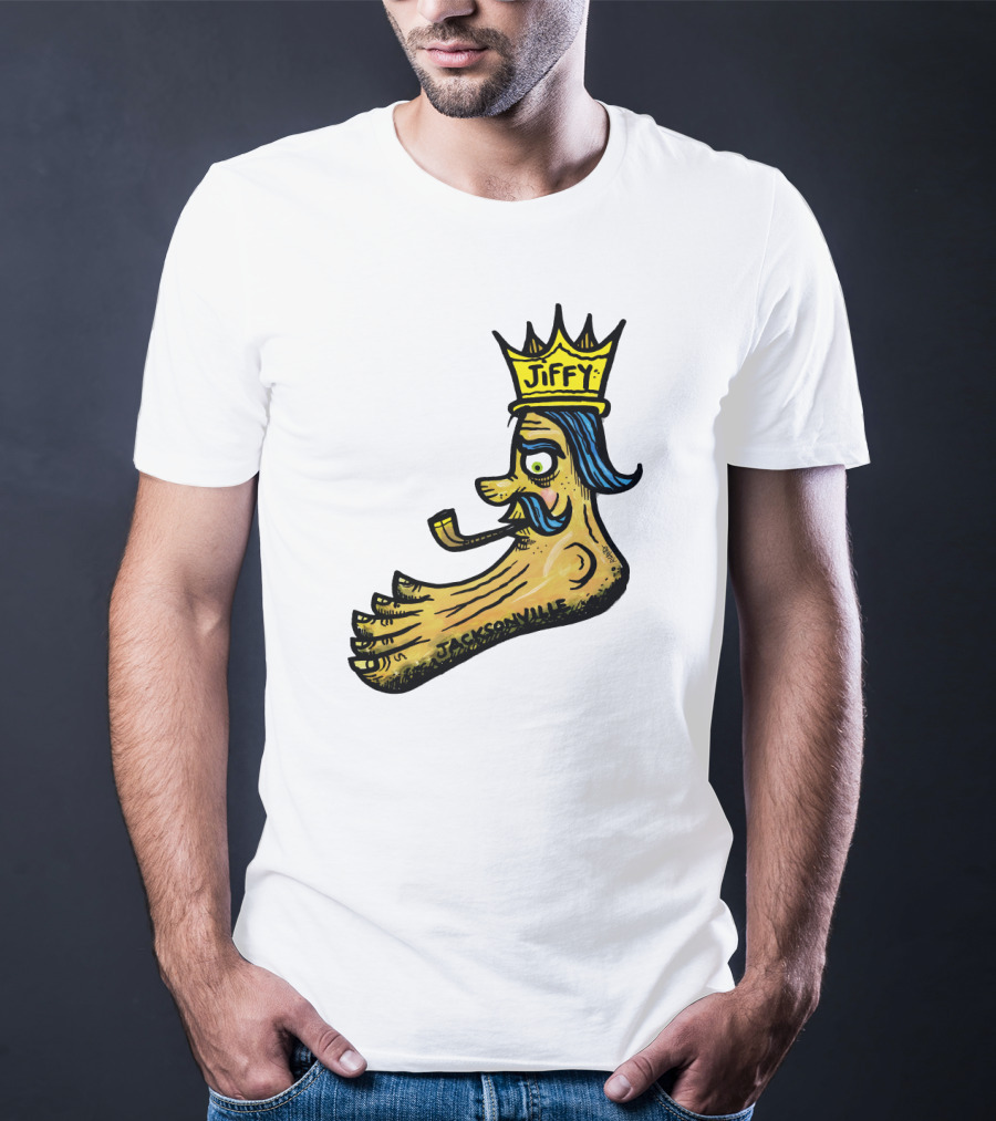 Jiffy J. Jacksonville Crowned Foot With Pipe T-Shirt