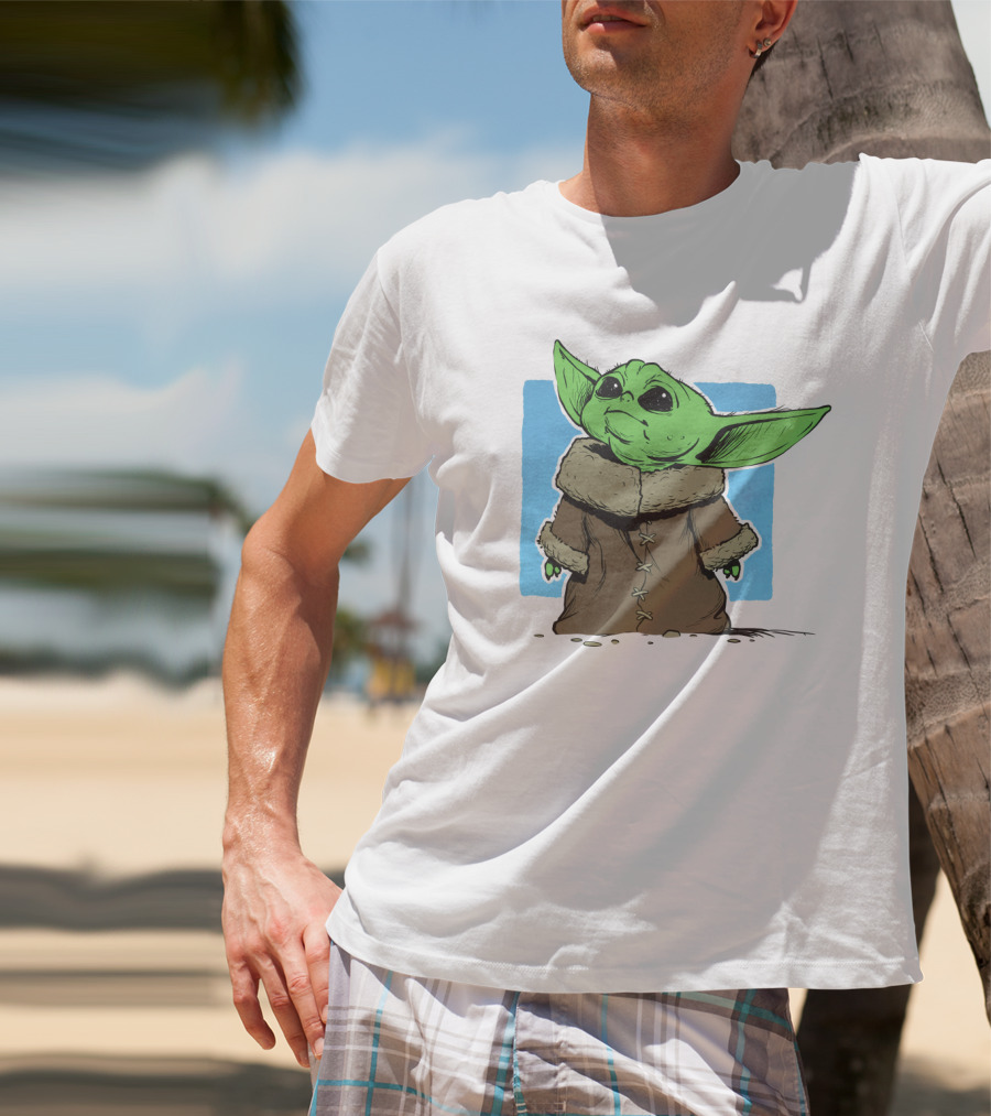 Grogu Cute Creature From Star Wars The Mandalorian T-Shirt
