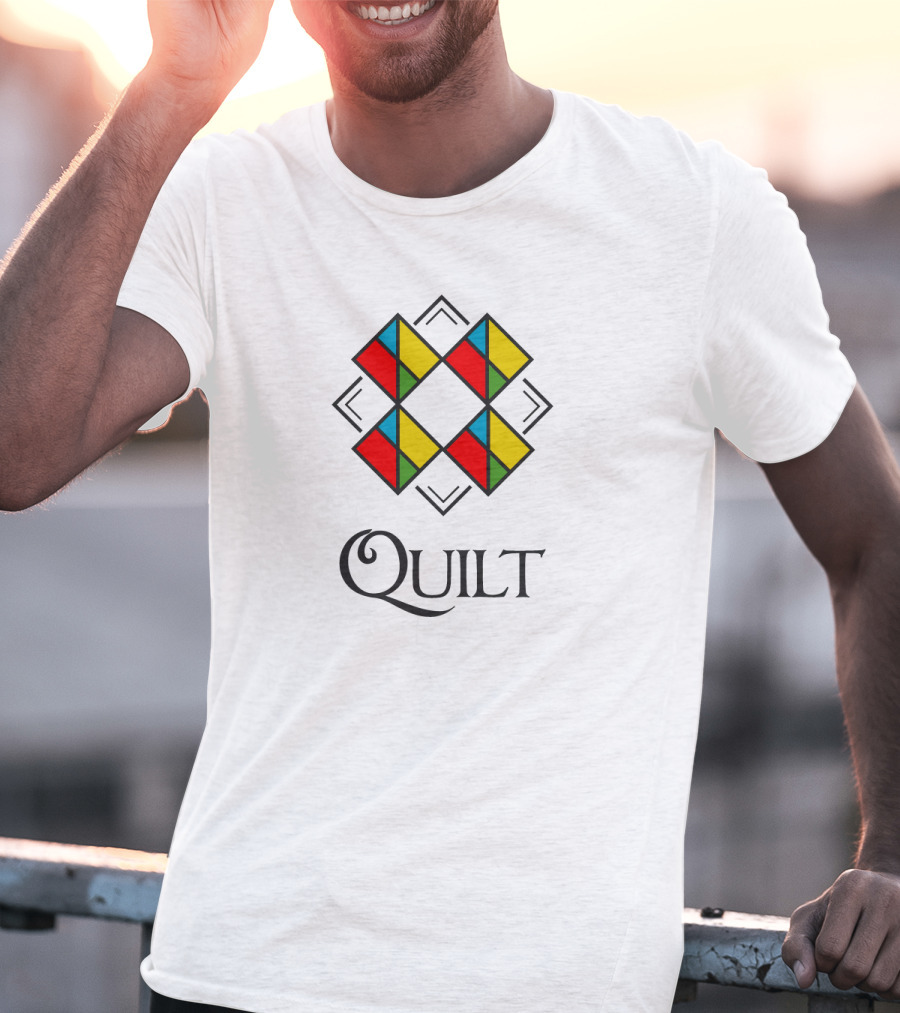 Quilt Colorful Geometric T-Shirt