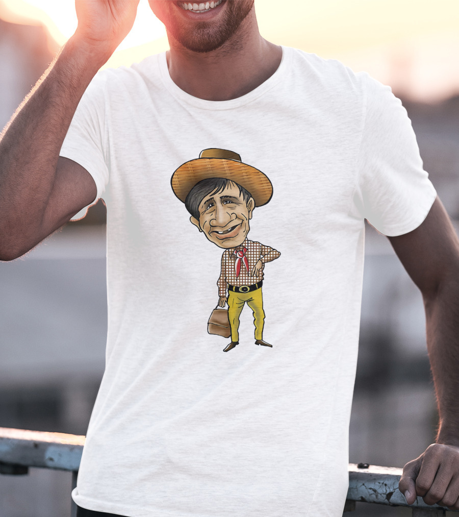 Dev Anand Caricature Cowboy T-Shirt