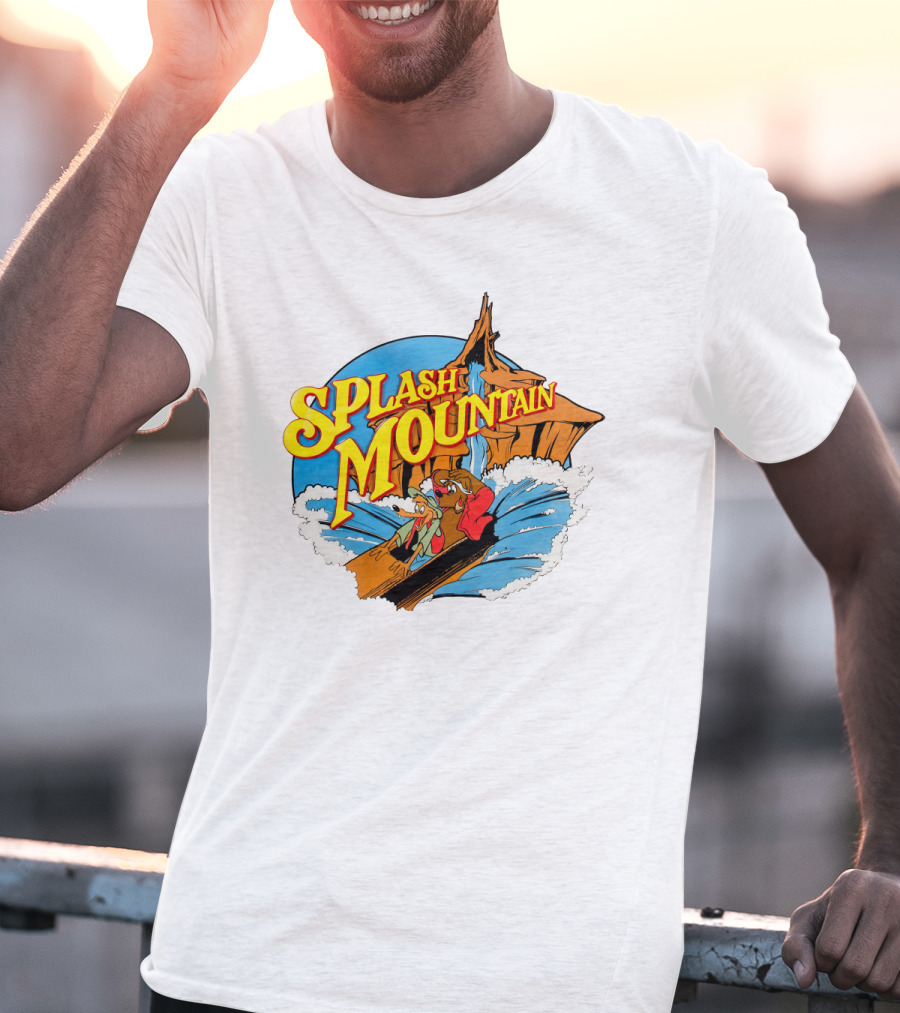 Splash Mountain Ride Log Flume Adventure Disney Characters T-Shirt