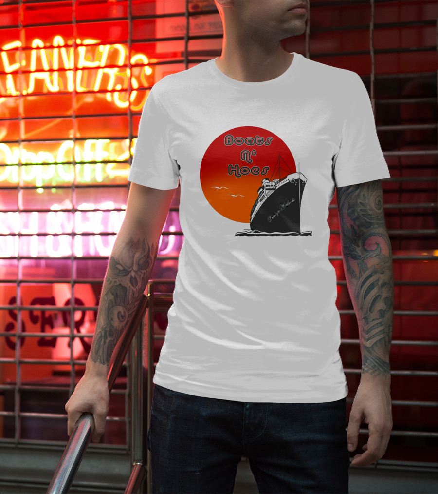 Boats N' Hoes Prestige Worldwide Step Brothers Sun Cruise T-Shirt