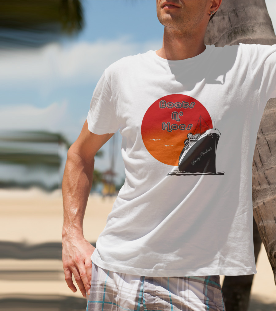 Boats N' Hoes Prestige Worldwide Step Brothers Sun Cruise T-Shirt
