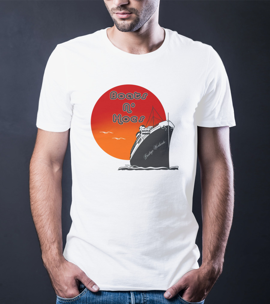 Boats N' Hoes Prestige Worldwide Step Brothers Sun Cruise T-Shirt