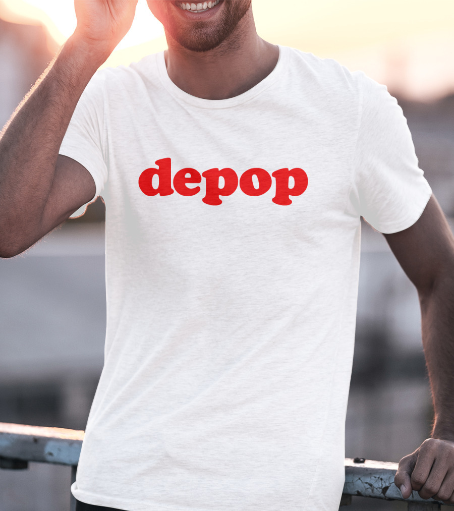 Depop Bold Red T-Shirt